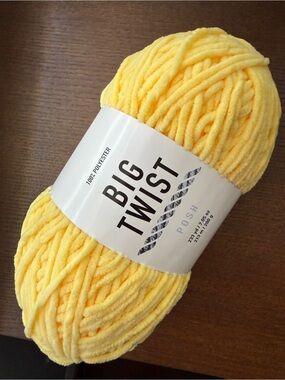Big Twist Posh Yarn - Lemon Meringue Yellow